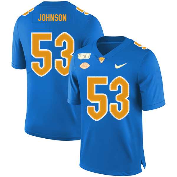 Pittsburgh Panthers 53 Dorian Johnson Blue 150th Anniversary Patch Nike College Football Jersey Dzhi,We sell and wholesale Pittsburgh Panthers 53 Dorian Johnson Blue 150th Anniversary Patch Nike College Football Jersey Dzhi on line form chian!